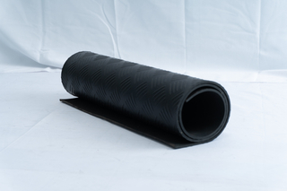 Rouleau de tapis en caoutchouc antidérapant noir extérieur personnalisé 