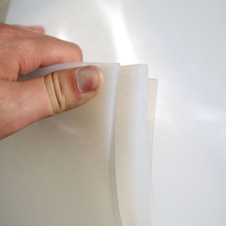 Feuille de caoutchouc de silicone de 4 mm de haute qualité pour les ventes d'usine