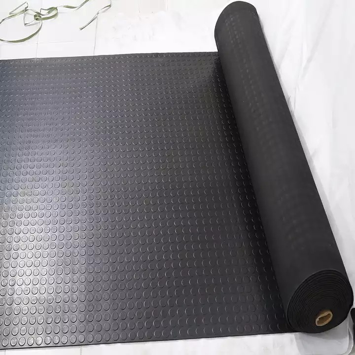 Rouleau de tapis de sol en caoutchouc imperméable de 2 mm d'épaisseur
