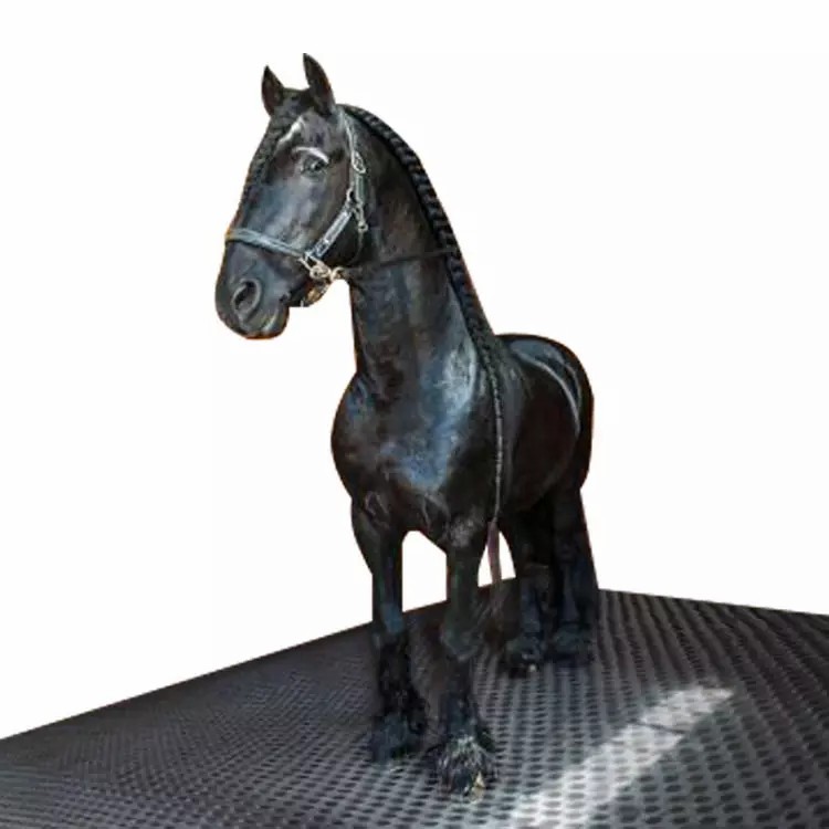 Tapis en caoutchouc de matelas anti-fatigue durable pour chevaux de 10 mm à 25 mm